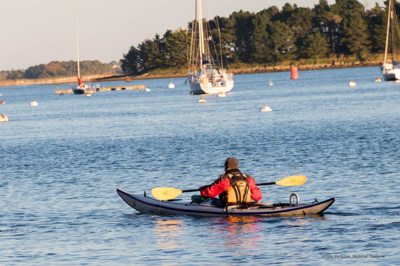 Maison 4 Personnes En Bord De Mer - Golfe Du Morbihan Baden Bagian luar foto