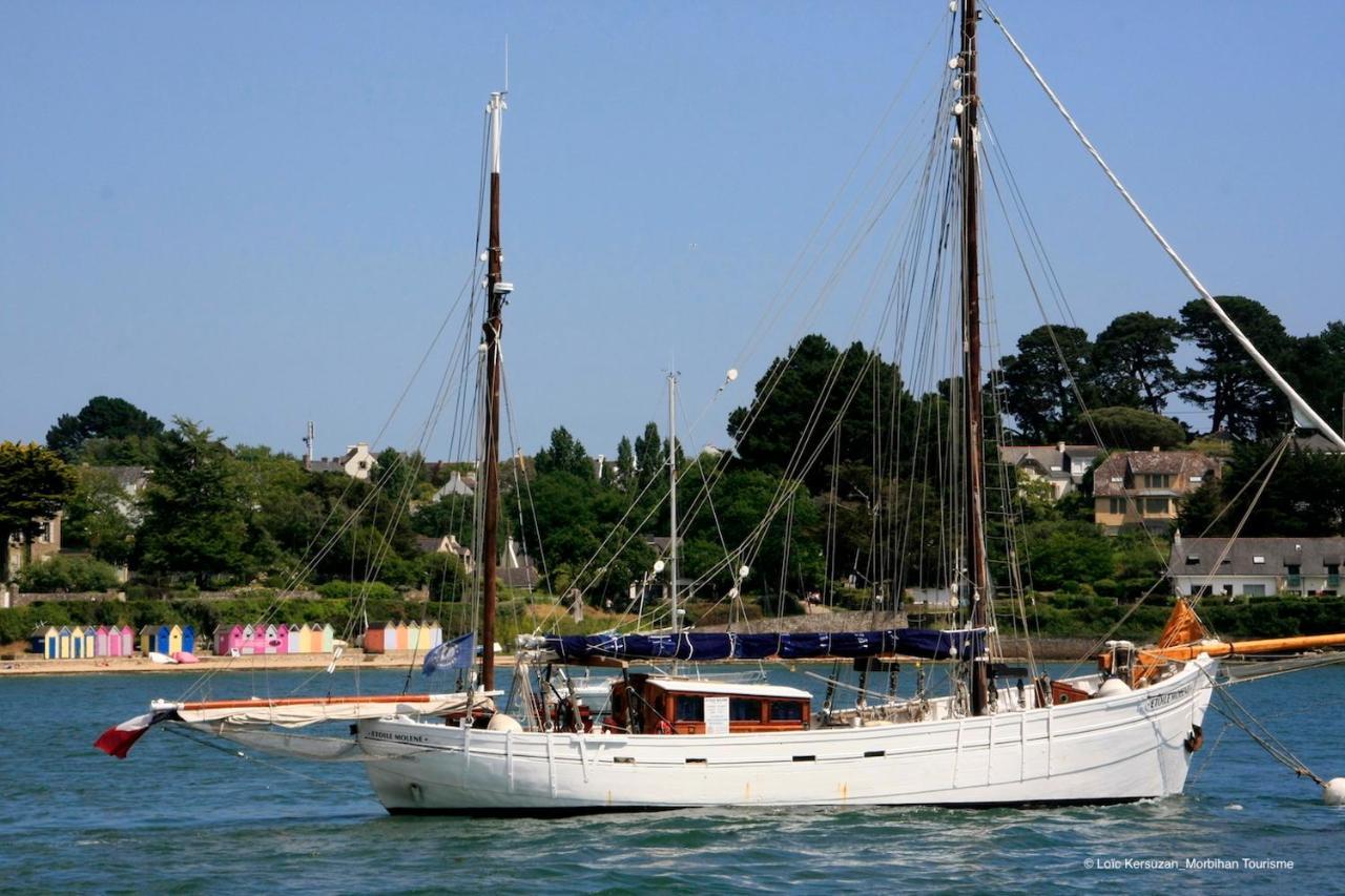Maison 4 Personnes En Bord De Mer - Golfe Du Morbihan Baden Bagian luar foto